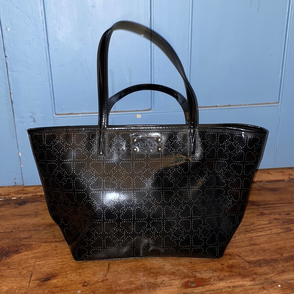 Kate Spade Patent Leather Medium Size Tote Bag